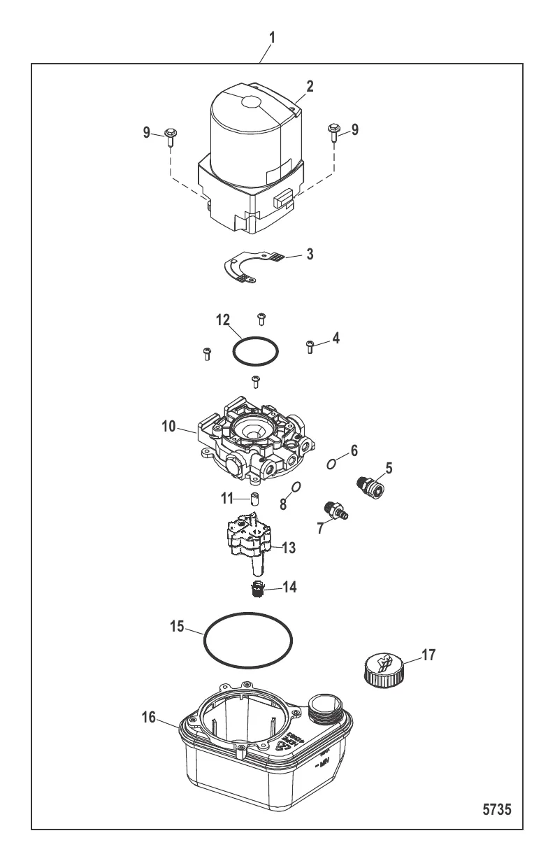 Trim Pump and Motor Components