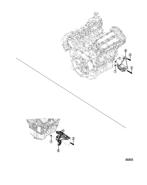 Engine Mount Brackets Sterndrive