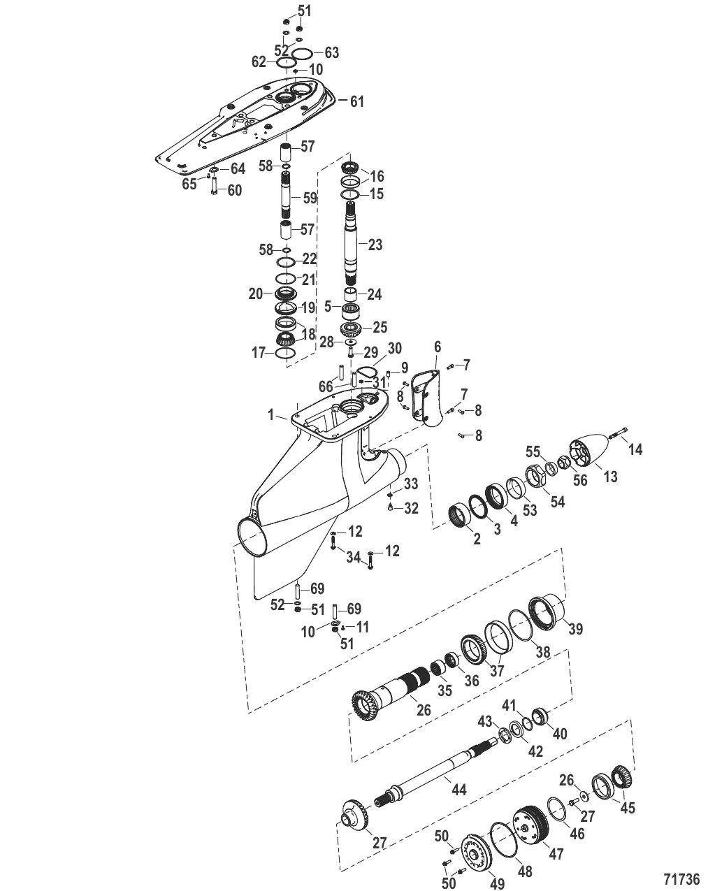 Gear Housing (Bravo 4S)