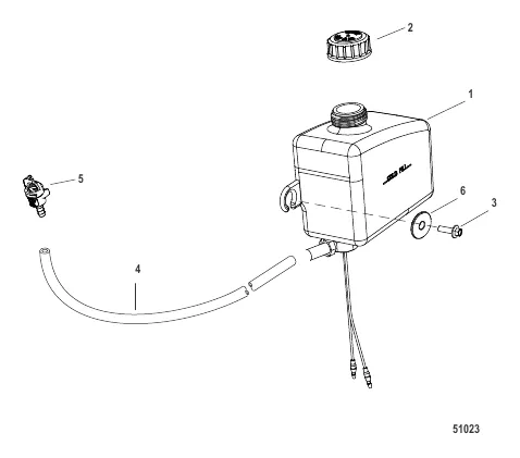 Drive Lube Reservoir Assembly
