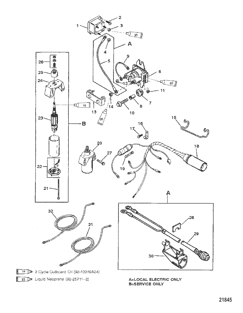 Electric Start Components