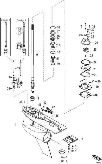 Gear Housing, Driveshaft, 5.44 Torpedo