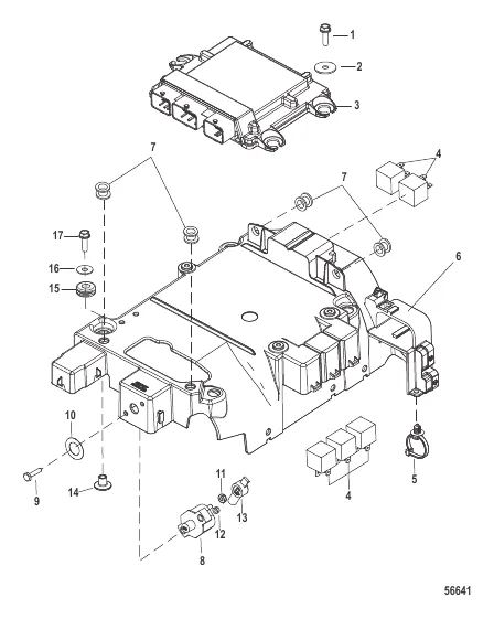 Electrical Components Bracket and Propulsion Control Module
