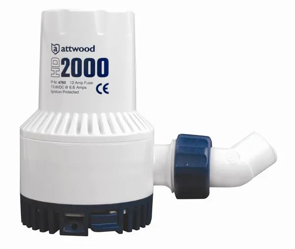 Водоотливная помпа Heavy-Duty HD2000 24V (электрическая)