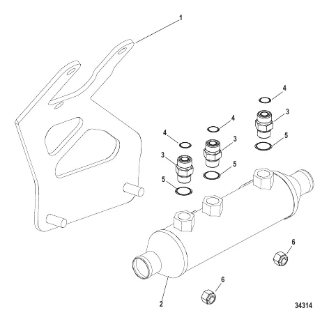 AXIUS Steering Oil Cooler and Bracket, Gen I