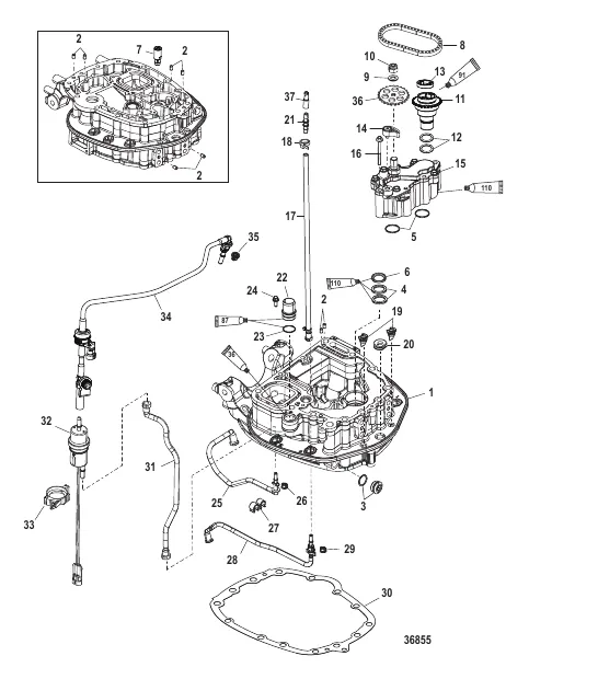 Oil Pump/Adaptor Plate-Upper
