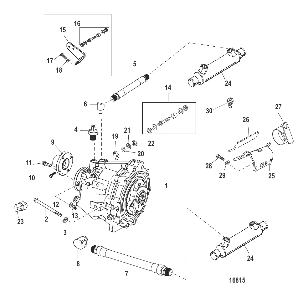 Трансмиссия и связанные детали (Borg Warner 72)