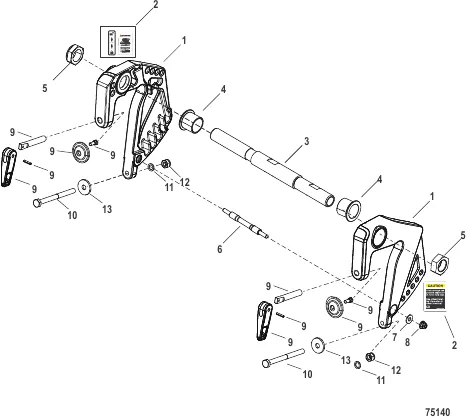 Clamp Brackets Remote Control Models