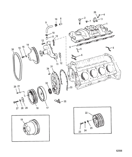 Intake Manifold and Front Cover