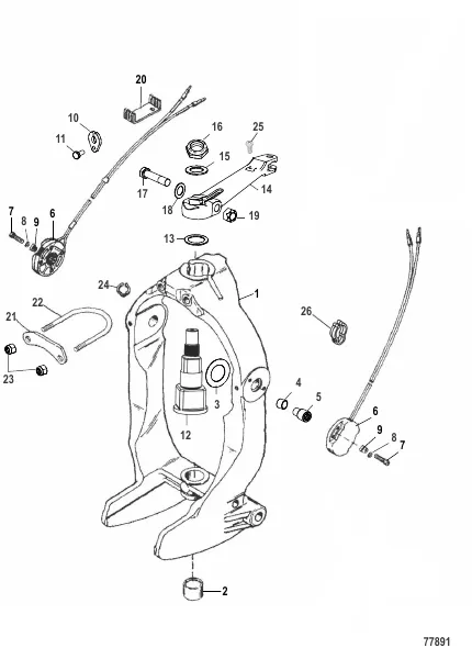 Gimbal Ring and Steering Lever