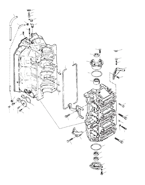 Блок цилиндров в сборе