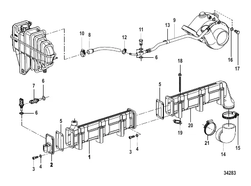 Coolant Manifold Strip