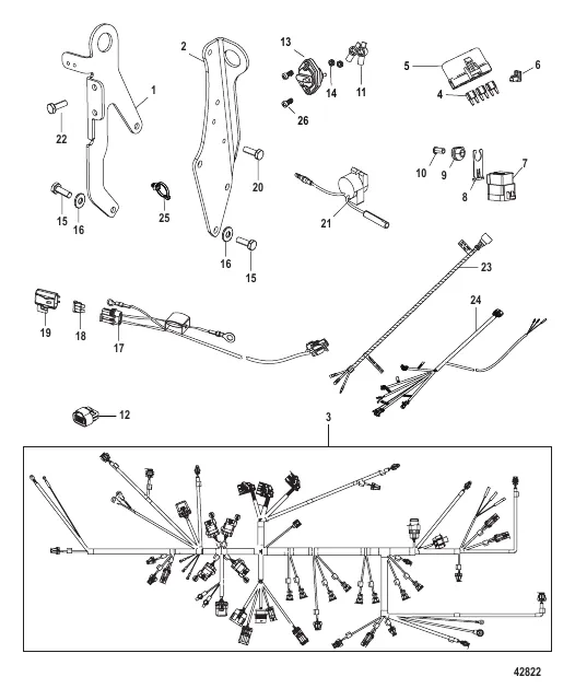 Wiring Harness and Lifting Brackets