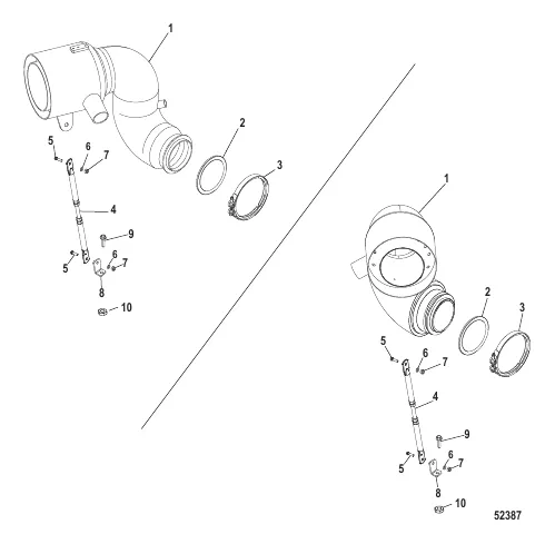 Riser, Exhaust QSM