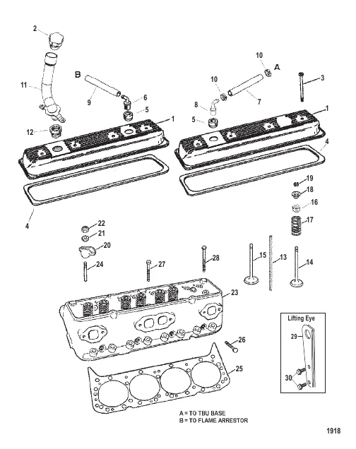 CYLINDER HEAD AND ROCKER COVER