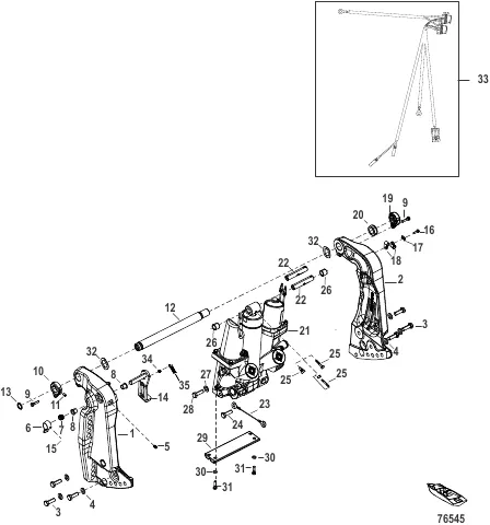 Power Trim/Transom Assembly
