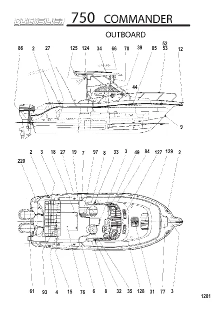 МОДЕЛЬ 750 COMMANDER (Подвесной)