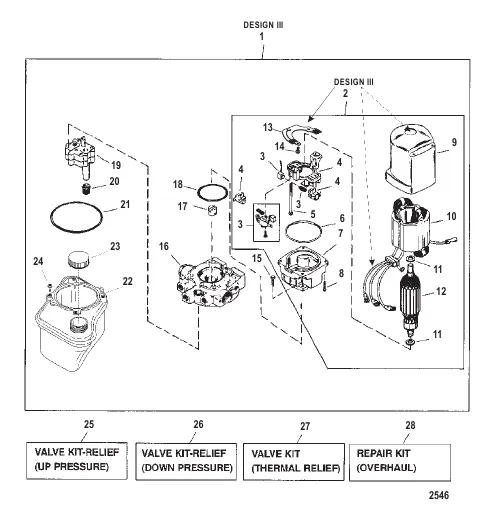 Pump/Motor Assembly (Design III - 14336A31)
