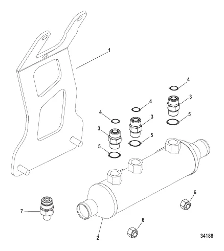 AXIUS Steering Components Oil Cooler and Bracket, Gen I