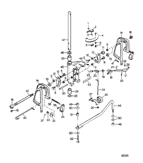Шарнирный кронштейн в сборе