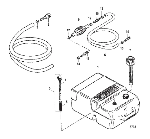 Fuel Tank (Plastic- 6.6 Gallon)