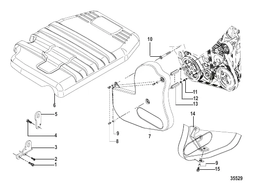Engine and Belt Cover