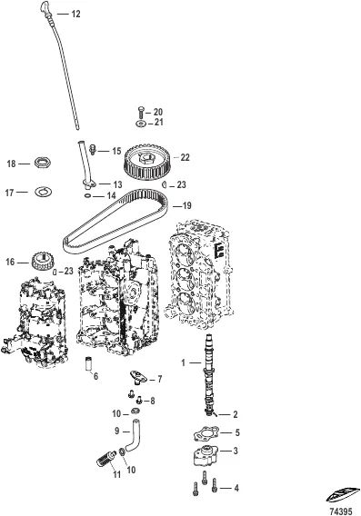 Camshaft and Oil Pump
