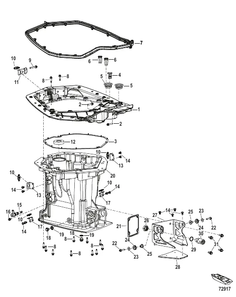 Adapter Plate and Driveshaft Housing