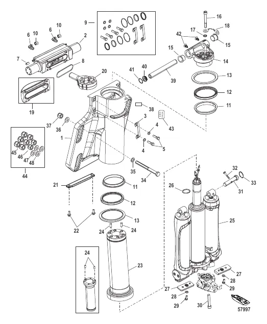 Power Trim/Transom Assembly