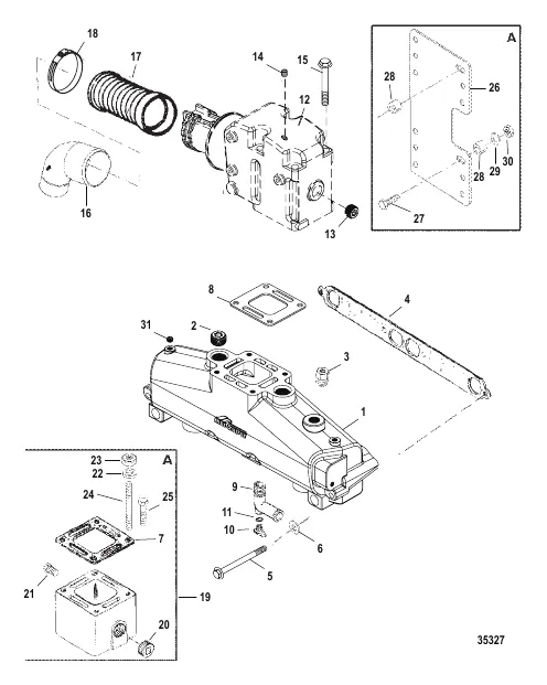 EXHAUST MANIFOLD & EXHAUST ELBOW