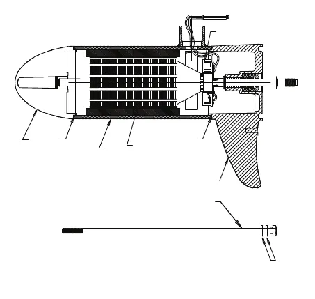 Нижний блок в сборе (SW75 – переменн.)(879364T27)
