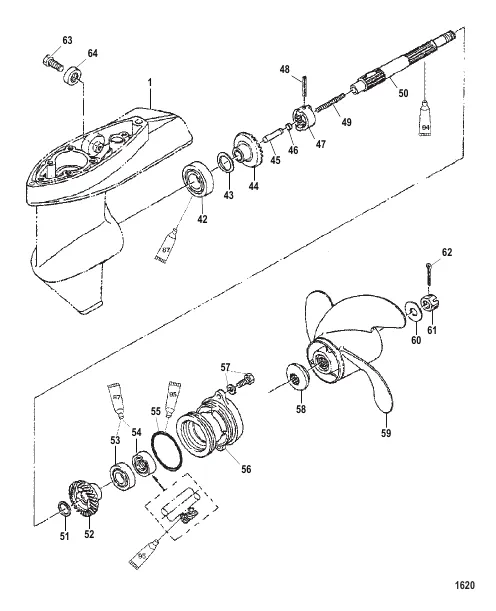 Gear Housing Propeller Shaft