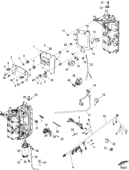 Electrical Components Engine Harness and PCM