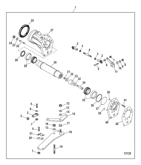 Transmission Components (Six Drive)