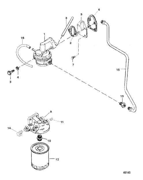 FUEL PUMP AND FUEL FILTER