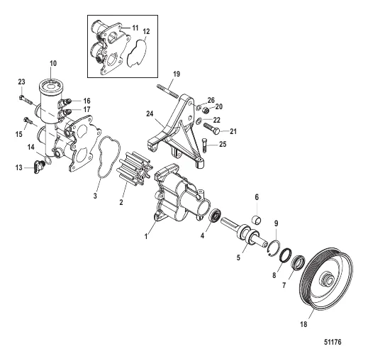 Sea Water Pump Assembly
