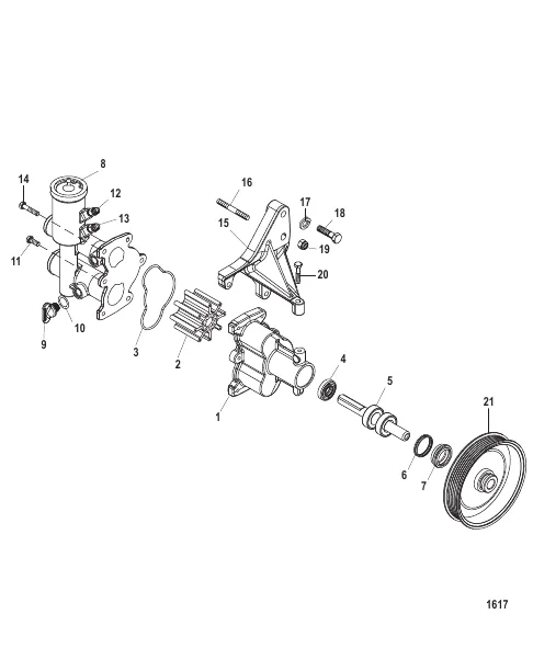 Sea Water Pump Assembly