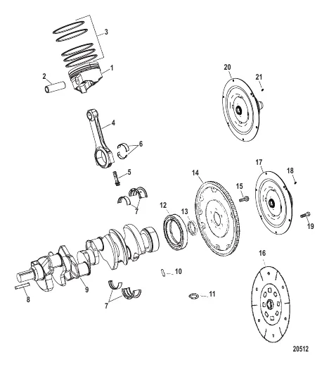 Engine Components (Crankshaft / Piston / Connecting Rods)