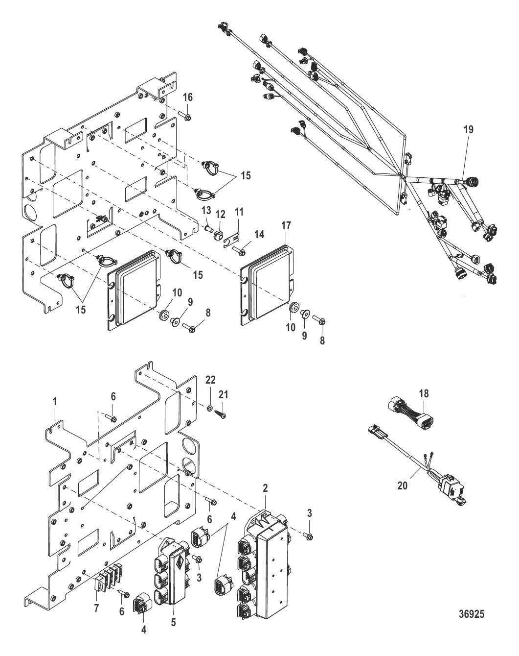 Панель в сборе, Axius Конструкция I (кронштейн 18 x 16.5")