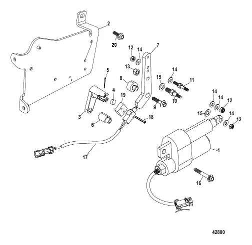Shift Bracket Digital Throttle and Shift
