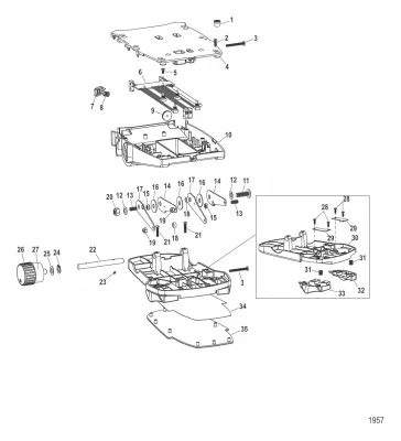 Ножная педаль в сборе (M0099101)