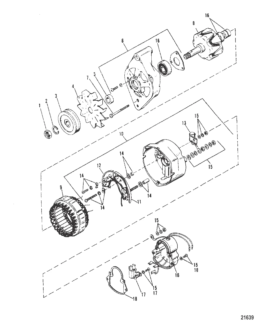 Alternator (Mando # AR-150)