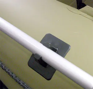 Защелка весла 35 мм PVC (Черный)