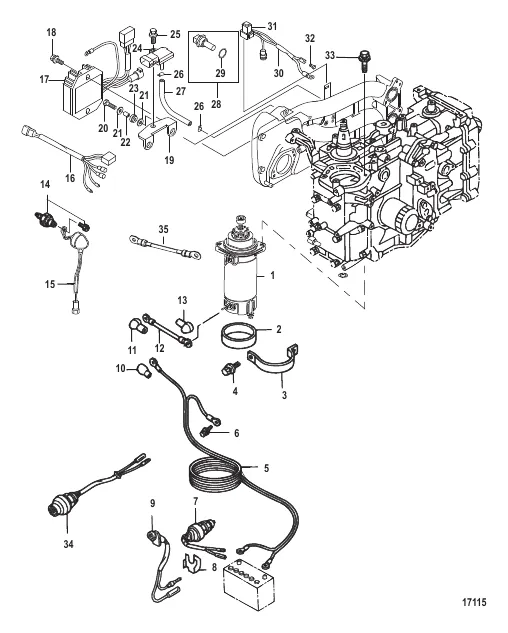 Starter Motor and Rectifier