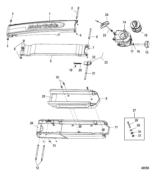 Опора Gator 360 Flex II (бел.) (КОНСТРУКЦИЯ II) (8M4501621)