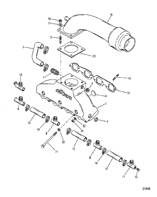 Exhaust Manifold / Elbow (420 GIL System)