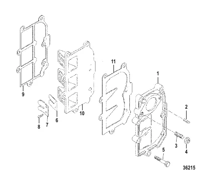 Reed Plate/Manifold Assembly