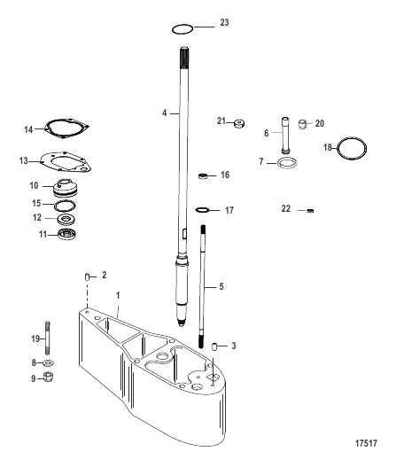 Комплект удлинителя – 2.5" Корпус ведущего вала (816696A1 / A2)