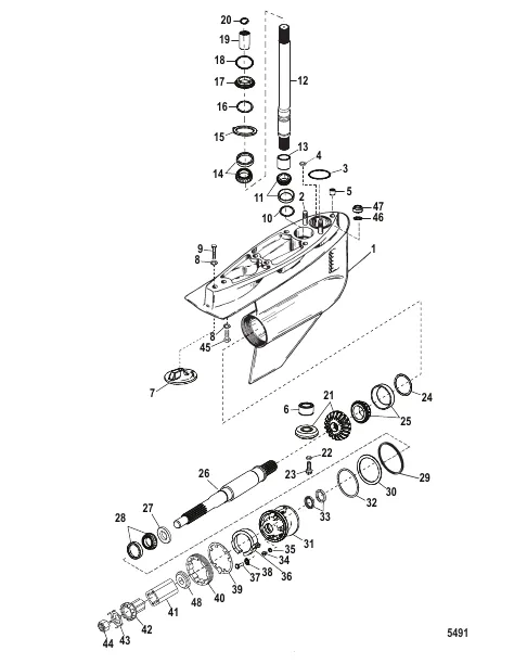 Gear Housing (Bravo One)