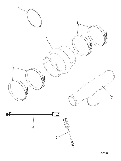 Exhaust Tube QSM